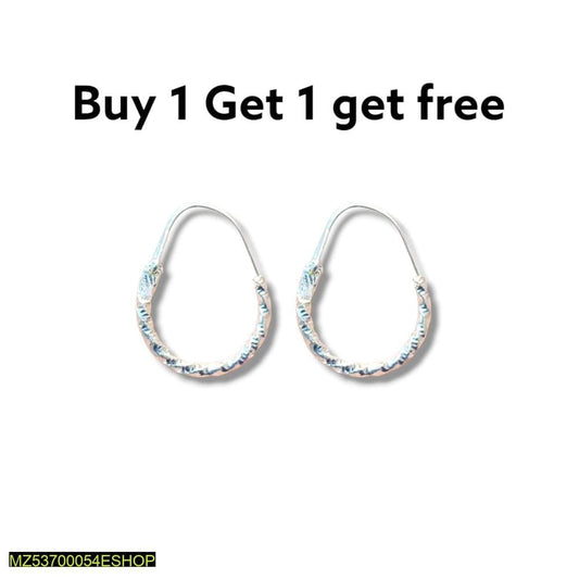Stainless Steel Earrings, Buy 1 Get 1 Free